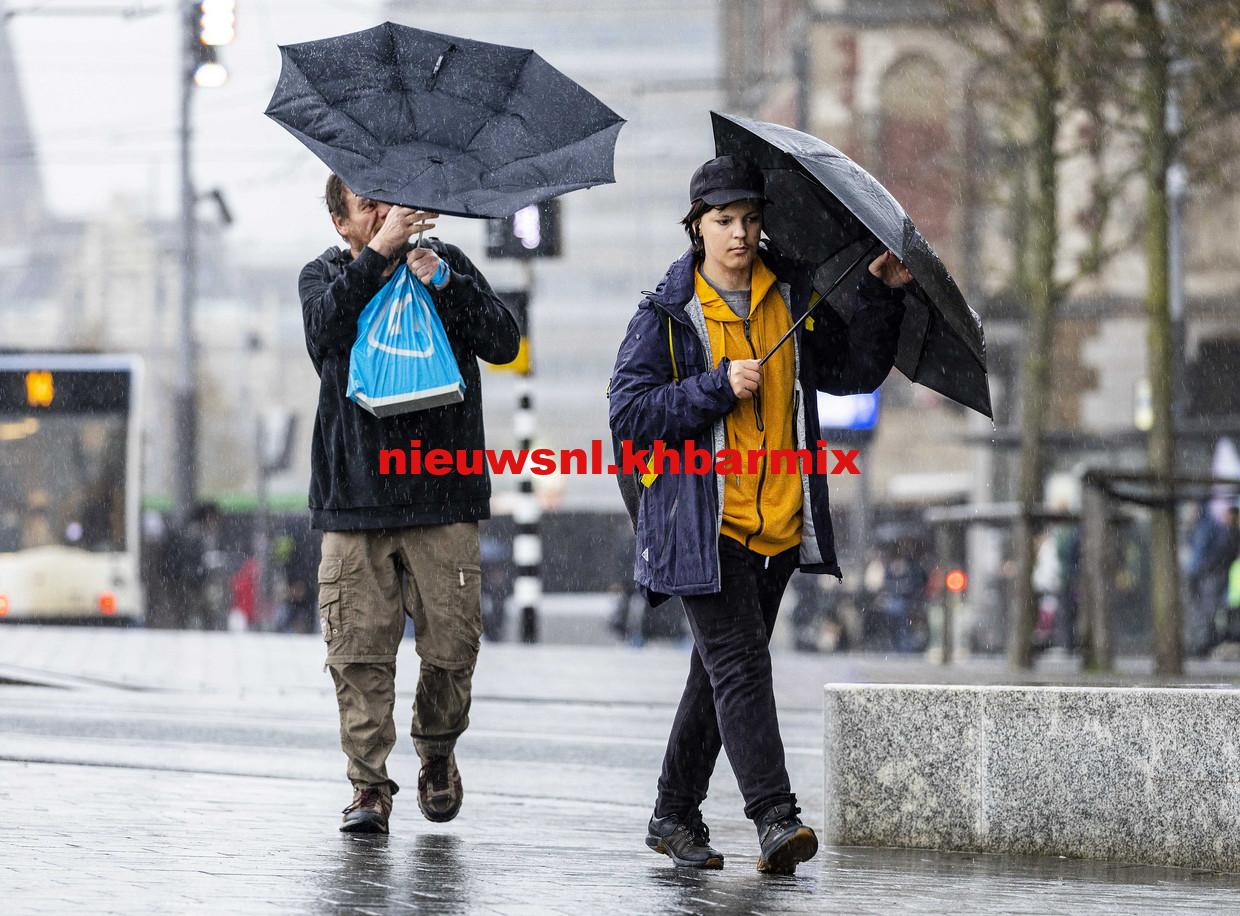 Rode regen in Nederland 2023