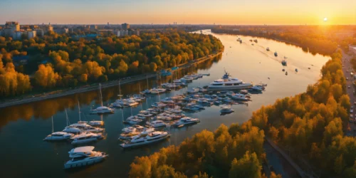 aan rivier ligt berlijn