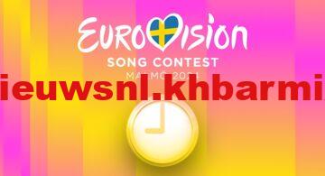 hoe laat begint eurovisie songfestival 2024 “Vanavond”